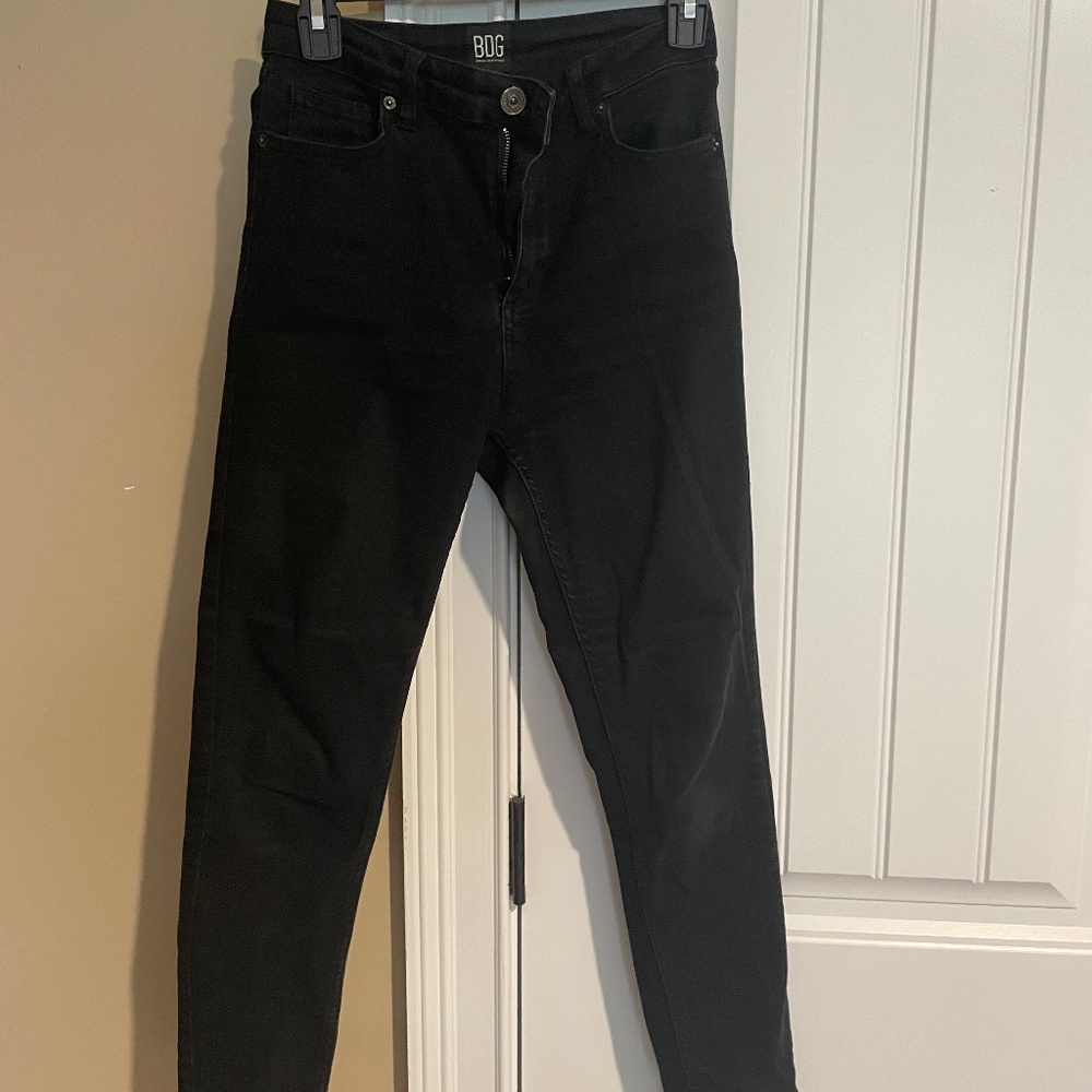 BDG Black high rise skinny jean